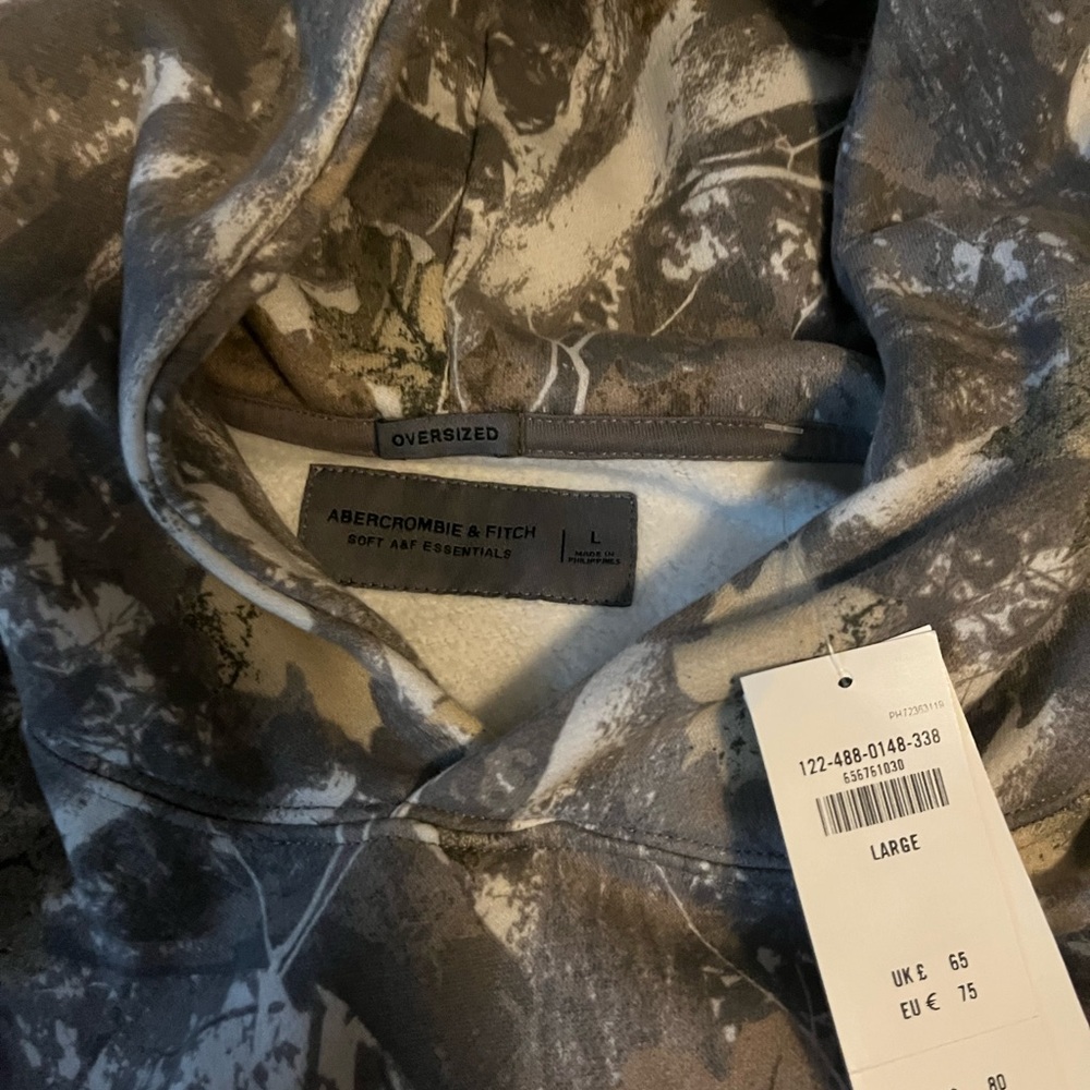 Abercrombie camo hoodie
